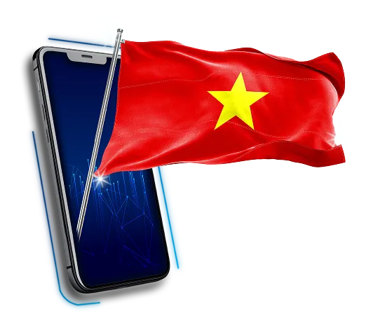 Phone with Vietnam Flag
